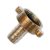 Sárgaréz tömlővég Csapcsatlakozó, BM 1' - 19mm sárgaréz (R300)