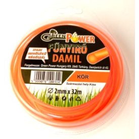   GreenPower Műanyag vágószál 1,65mmx48m, kör profi, müanyag blisteren