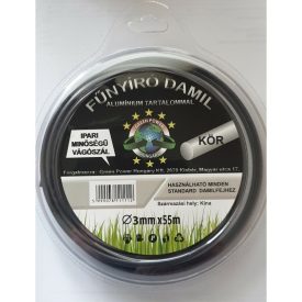 GreenPower MŰANYAG VÁGÓSZÁL ALU 1LB KÖR 3MM 55 MÉTER