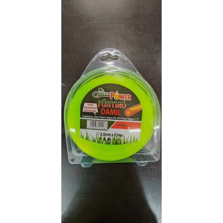 GreenPower MŰANYAG VÁGÓSZÁL 1LB 2MM KÖR 124 MÉTER
