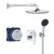 Grohe Start Edge króm Rejtett zuhanyrendszer Vitalio Start 250 fejzuhannyal