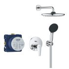Grohe Start Edge króm Rejtett zuhanyrendszer Vitalio Start 250 fejzuhannyal
