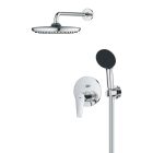 Grohe Start Edge króm Rejtett zuhanyrendszer Vitalio Start 250 fejzuhannyal
