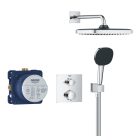 Grohe Precision Thermostat króm Rejtett zuhanyrendszer Vitalio Comfort 250