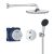 Grohe Precision Thermostat króm Rejtett zuhanyrendszer Vitalio Start 250