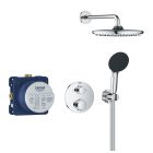 Grohe Precision Thermostat króm Rejtett zuhanyrendszer Vitalio Start 250