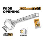 INGCO Állítható villáskulcs 0-35 mm / 250 mm