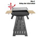 Hecht VESUV3IN1 BBQ+TŰZRAKÓ+GRILL, 3IN1