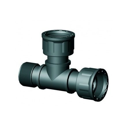 Hollanderes szelepkötő T idom 1' KBB