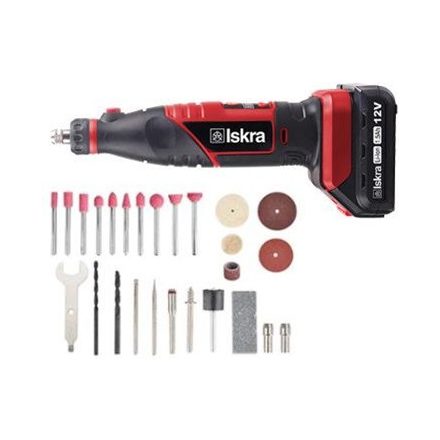 ISKRA  AKKUS MINI KÖSZÖRŰ ÉS FÚRÓGÉP KÉSZLET  ML-MD03-120
