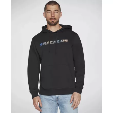 Skechers pulóver kapucnis fekete XL KIÁRUSÍTÁS