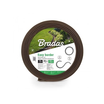 Univerzális szegély SET 10 fm x 40 mm barna (20 db tüske)