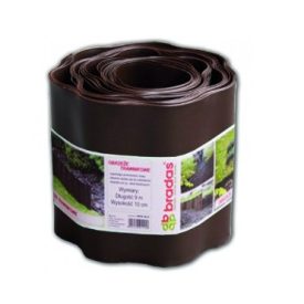 Univerzális ágyásszegély 9 m x 15 cm, barna (K12/60)