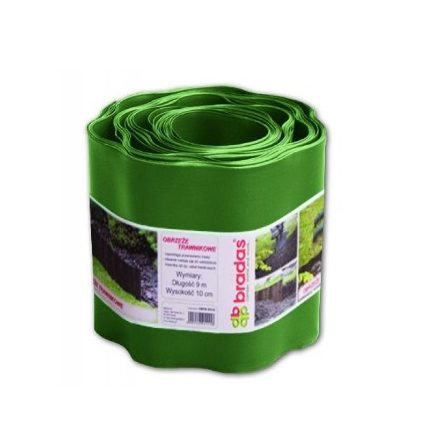 Univerzális ágyásszegély 9 m x 25 cm, zöld (K12/60)