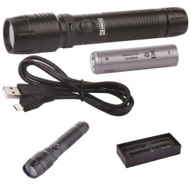 Mini 5 W 1 LED akkus rendőrlámpa fókuszálható