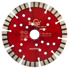   Flexmann For Cut Gyémánttárcsa PRO 150x3,0x12x10x22,2mm turbo Piros szegment