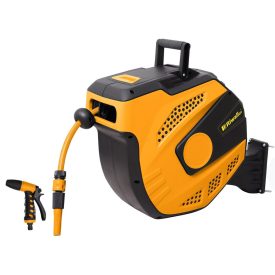   Riwall RWHR 27 SET - Automata tömlődob 27 m locsolótömlővel