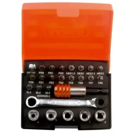 BAHCO Dugókulcs készlet, 1/4', 25 db