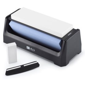   Fenőkő szett, 3 oldalú, #2000/6000/1000 + állvány + élszögtartó + tisztítókő 