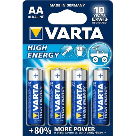 VARTA Longlife Power alkáli elem AA B4