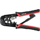 YATO Krimpelő fogó UTP hálózati (RJ45) és telefon (RJ11) csatlakozókhoz