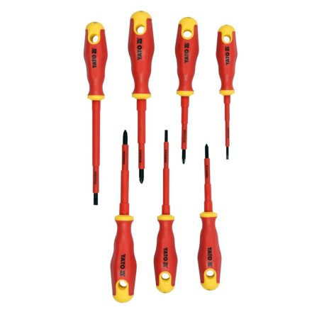 YATO Csavarhúzó klt. SZIGETELT 7 részes 1000V ~