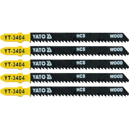 YATO Dekopírfűrészlap T10TPI favágásra 5db/cs (tiszta vágás)
