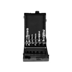   YATO Kombinált gépi fúró-menetfúró készlet 7 részes bitbefogású (M3-M4-M5-M6-M8-