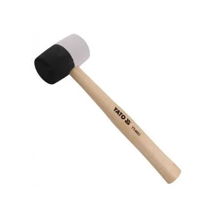 YATO Gumikalapács kétszínű (fekete-fehér) 58mm 580g