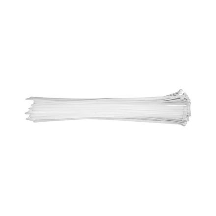 YATO Kábelkötegelő fehér 760 x 12,6 mm (50 db/cs)