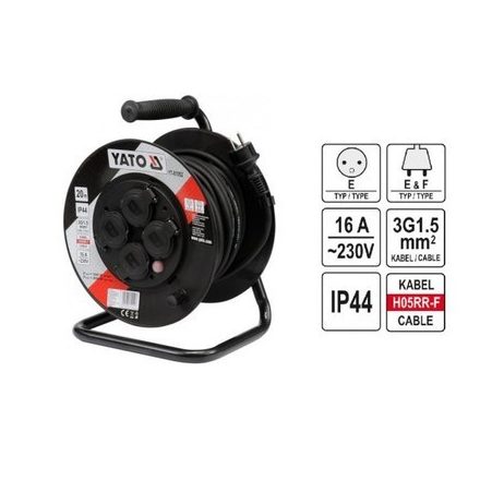 YATO Kábeldob 30m 3x1,5mm2