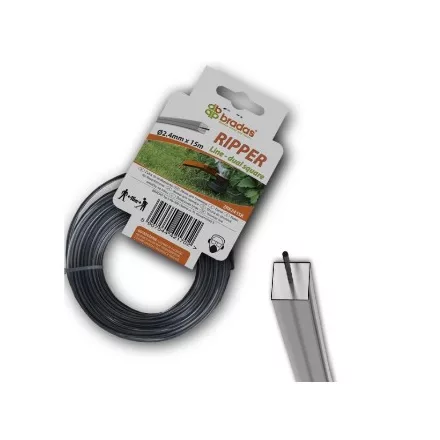 Damil RIPPER DUAL, szögletes 2,7mm x 15m