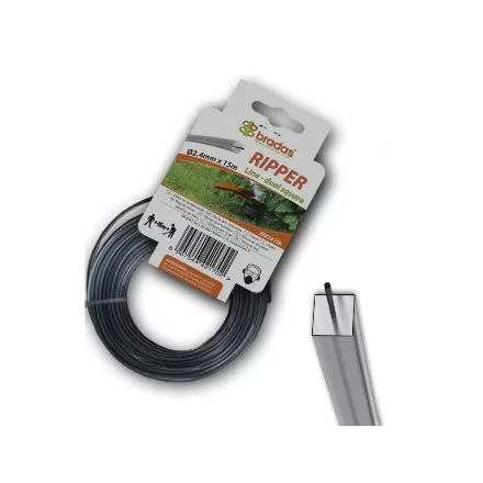 Damil RIPPER DUAL, szögletes 3,0mm x 15m