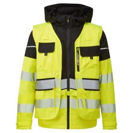 BX323YBRL Portwest Ultimate Modular Hi-Vis 3 az 1-ben esőkabát