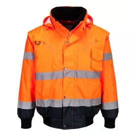   C465ONR5XL Portwest Jól láthatósági bomber munkavédelmi dzseki