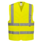 C470YERL-XL Portwest Jól láthatósági két csíkos mellény