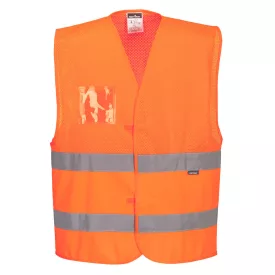C494ORRXX-3X Portwest Hi-Vis hálós mellény