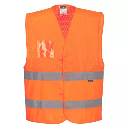 C494ORRXX-3X Portwest Hi-Vis hálós mellény