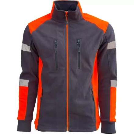 46590 Polár kardigán narancs, 2XL-es méret