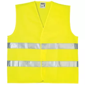 FLUO JÓL LÁTHATÓSÁGI MELLÉNY, 2 KERESZTCSÍK, SÁRGA_S