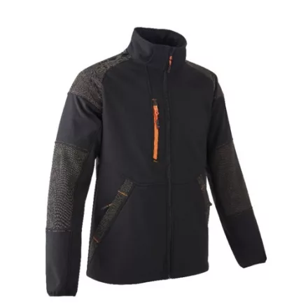 ÚJ! YUKI II SOFTSHELL DZSEKI FEKETE/NARANCS_L