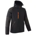 ÚJ! YUKI II SOFTSHELL DZSEKI FEKETE/NARANCS_L