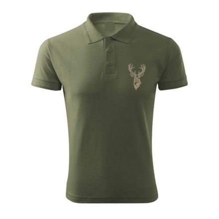 Vadasz-polo-szarvas-himzessel-galleros-TOP-khaki-3