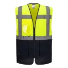 ES076YNR6XL Portwest ES1 Essential Hi-Vis kontraszt cipzáras vezetői mellény