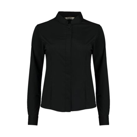 Womens-Tailored-Fit-Mandarin-Collar-Shirt