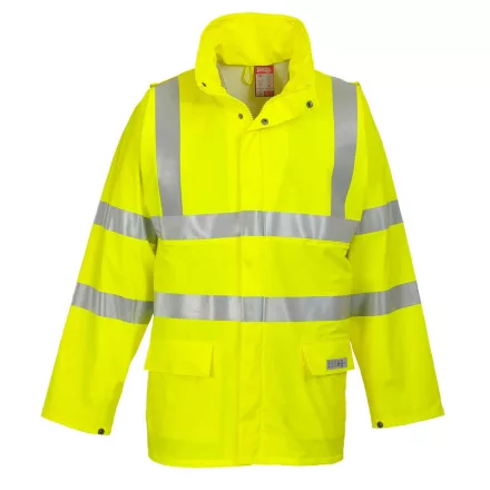 FR41YERL Portwest Sealtex Flame Hi-Vis esőkabát