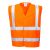 FR70ORRL-XL Portwest Jól láthatósági mellény lángálló bevonattal