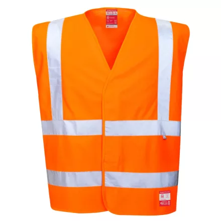 FR71ORRL-XL Portwest Lángálló, antisztatikus, láthatósági mellény