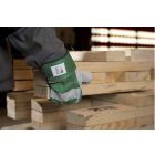 BŐRKESZTYŰ, SZÜRKE HASÍTÉK, DUPLA BŐR TENYÉR/ZÖLD VÁSZON_10