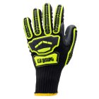 EUROSTRONG VIBE REZGÉSCSILLAPÍTÓ KESZTYŰ FEKETE_08